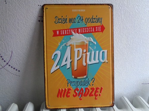Tole metal relief biere x - tole, 20