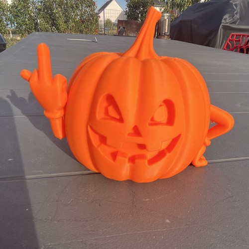 Citrouille halloween orange - citrouille, en