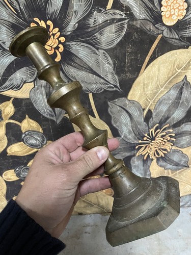 Bougeoir bronze ancien xixeme - bougeoir,