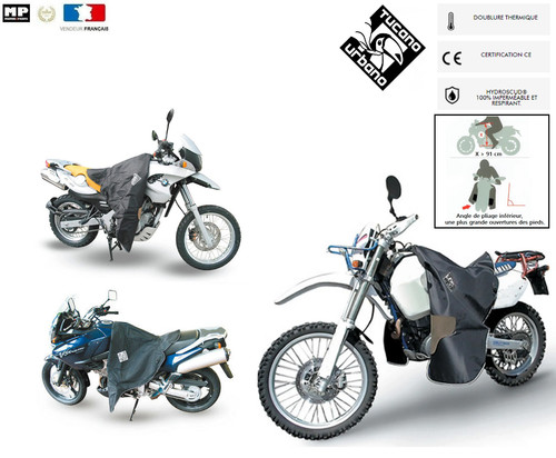 Tablier protection hiver moto - tablier,