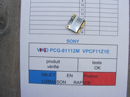 Carte wifi pour sony vaio - carte,