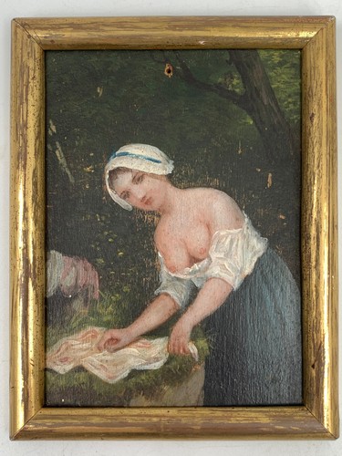 Huile sur panneau