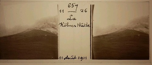 Photo stereo plaque - , verre