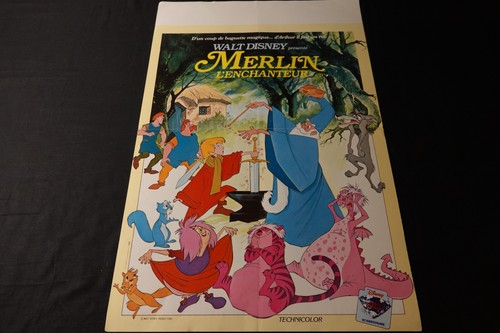 Merlin enchanteur affiche - merlin,