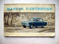 MANUEL d'ENTRETIEN FORD CONSUL