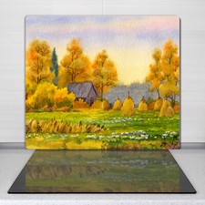 Cuisine planche découpe verre