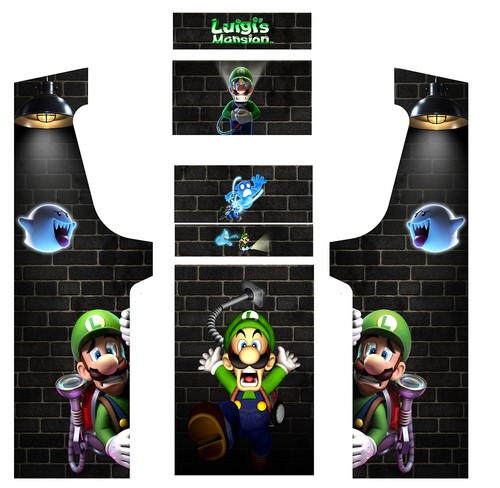 Stickers luigi mansion pour - luigi's,
