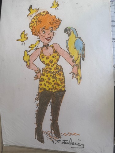 Dessin couleur original de - original,