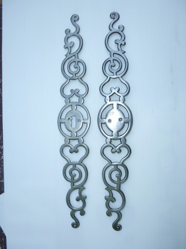 Entree serrure acier paire - ,
