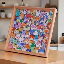 Puzzle de coloration en bois