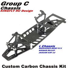 Custom Carbon Chassis kit for TAMIYA 1/10 Group C  Chassis Mercedes Benz C11