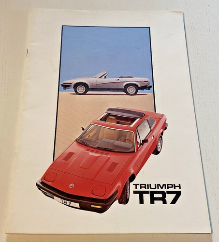 Brochure vente triumph tr7 - triumph,