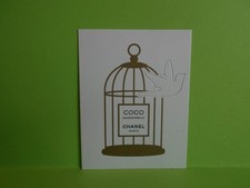 Chanel carte publicitaire coco