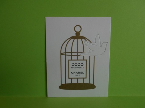 Chanel carte publicitaire - , coco