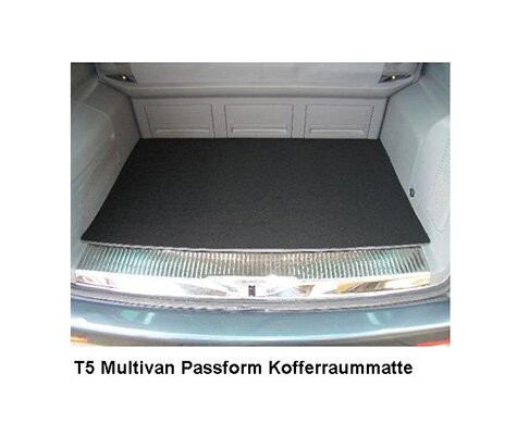 Moquette coffre noire - de,