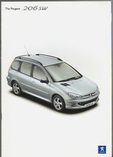 Peugeot 206 SW 2003-04 UK Market Sales Brochure Style S Quiksilver XSi