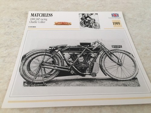 Fiche moto ancienne collection