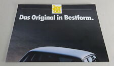Brochure BMW E30 316i/318i/320i/325i, incl. M3/Convertible/AWD/Touring from 01/1988