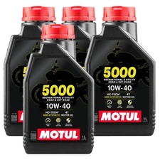 4 Litres D'Huile Moteur 4T Motul 5000 10W40 (Moto Scooter 4 Temps)