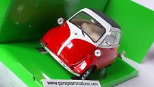 BMW ISETTA 250 ROUGE/BLANC WELLY REF 240612 ECHELLE AU 1/18ème miniature