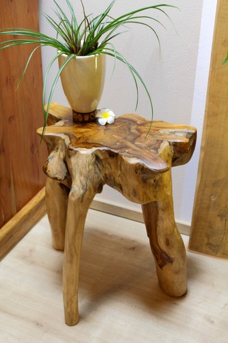Table appoint bois racine - en,
