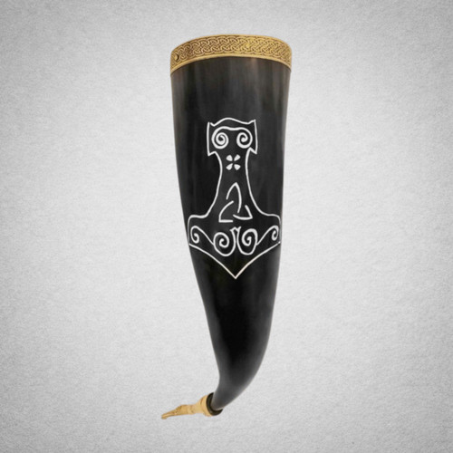 Corne boire viking - boire, marteau
