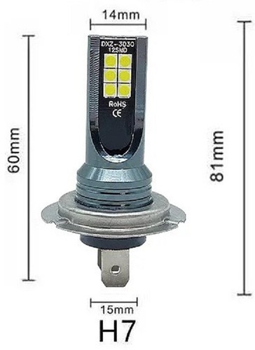 Lot ampoules led 6000 - lot, h7