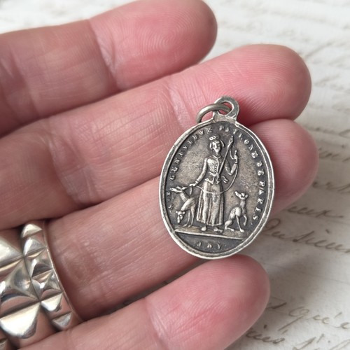Pendentif médaille argent - médaille,
