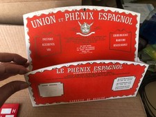 ancien porte lettre carton  ASSURANCE UNION & PHÉNIX ESPAGNOL
