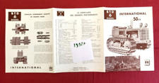 N° 19927 / Tracteur a chenilles INTERNATIONAL BTD 6 diesel /dépliant en francais