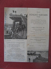 ++"1660" ADVERTISEMENT OF THE CITY OF SOULAC-SUR-MER GIRONDE