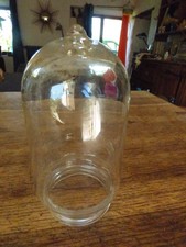 GLOBE OBUS  EN VERRE  LAMPE DE COUR FERME ATELIER VINTAGE