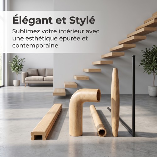 Rampe escalier métal - d'escalier,