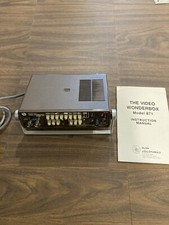 TV analyzer Video wonderbox Model 871 pattern generator with instruction manual