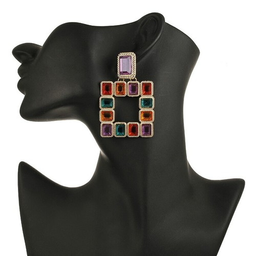 Boucles oreilles carrées - boucles,