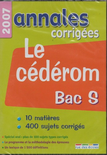 Cédérom bac annales - le,