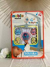 10 ⚜️ Old Educalux Baby Musical Mobile Works Made in France