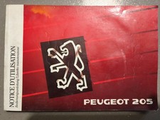 PEUGEOT 205 manuel de bord