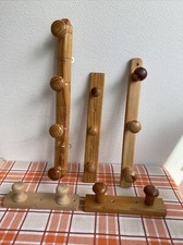 5 Anciens Porte Manteau Bois