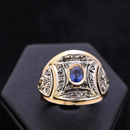 Bague vintage rose diamants - vintage,