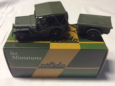 SOLIDO JEEP WILLYS AVEC