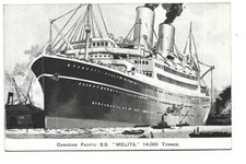 MARINE DE COMMERCE  PAQUEBOT