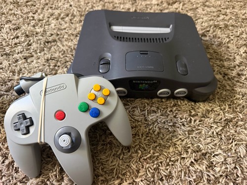 N64 nintendo system console - 64,