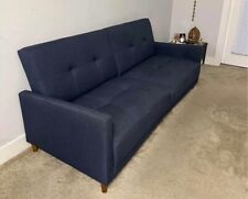 Blue Convertible Sleeper Sofa Bed Couch Futon Sofa Bed Folding Recliner Sofa
