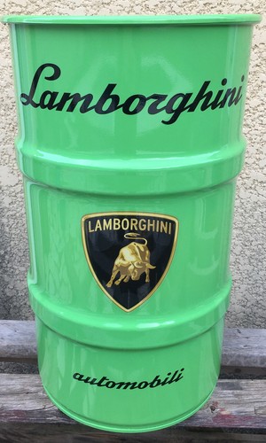 Lamborghini baril métal - lamborghini,