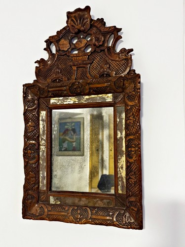 Miroir ancien xviii regence - miroir,