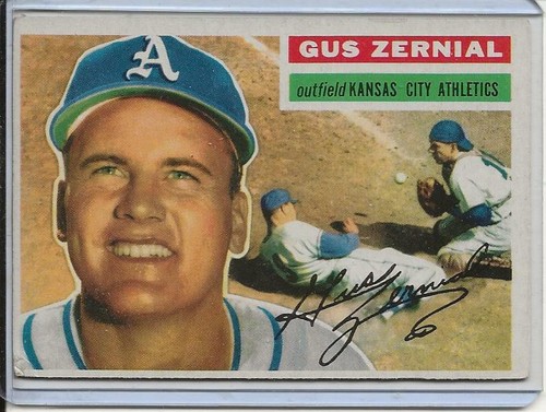 1956 topps baseball card gun - topps,