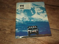 Catalogue / Brochure HUMMER H1