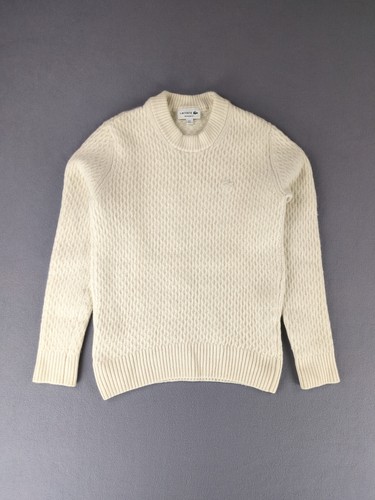 Pull torsadé laine lacoste - pull, xs