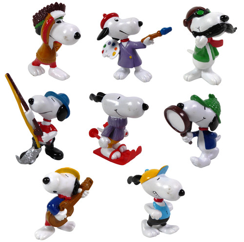 Lot figurines pvc snoopy - lot, 8